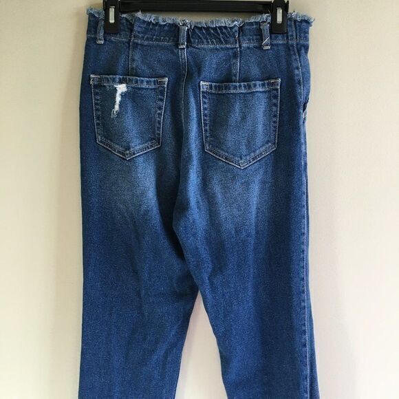 Hollister ultra high rise mom jeans vintage stretch ripped distressed 1R W25xL27 - Picture 4 of 9